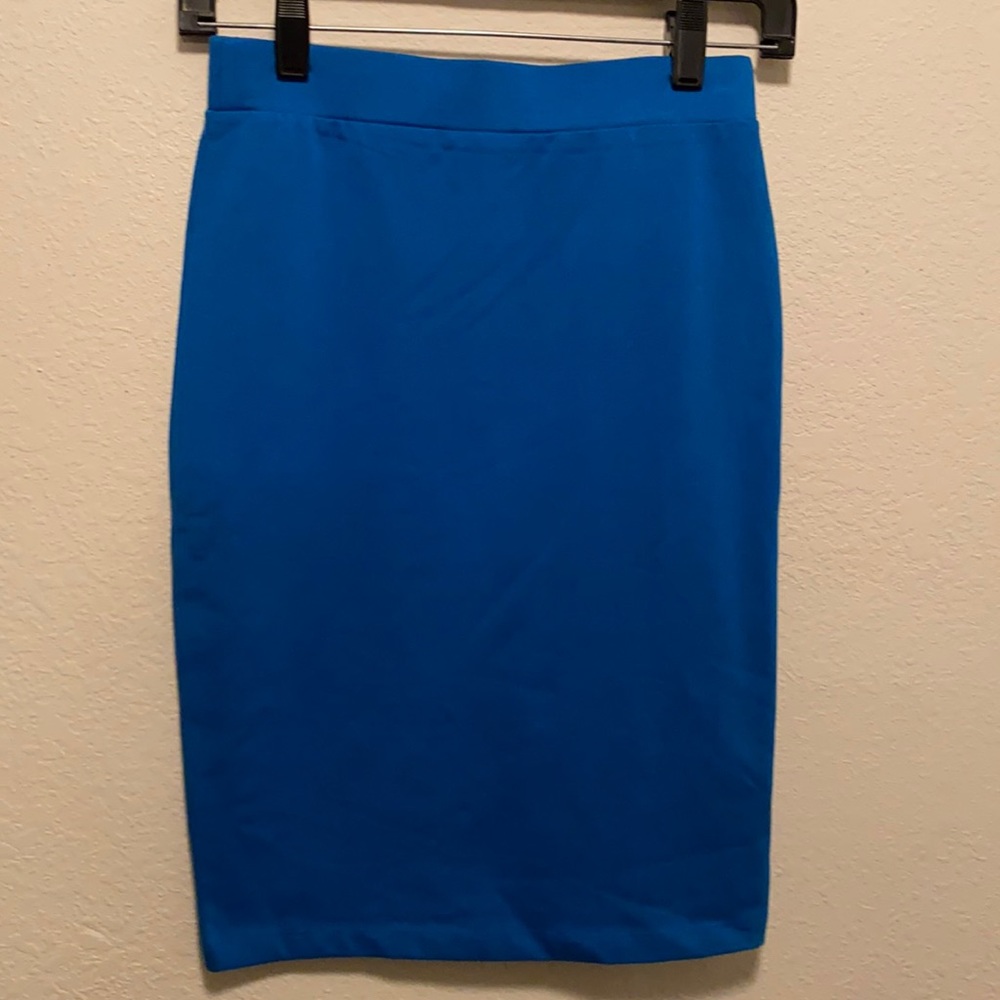 Imperial Blue Knee-length Forever 21 Skirt